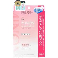 Japan Minon Amino Moist Moisturizing Face Mask 4 pieces x 22ml USA Seller