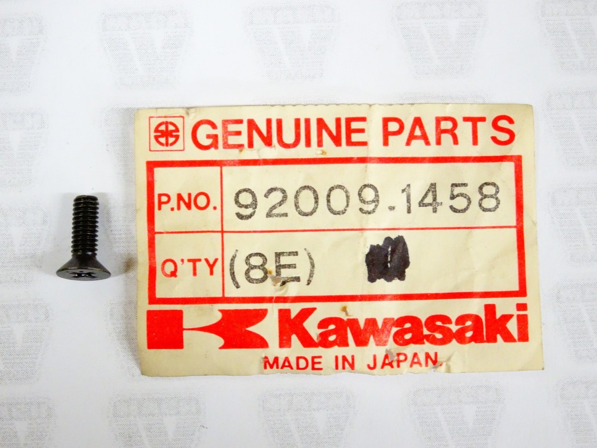 Kawasaki NOS NEW 92009-1458 Screw 4mm AN AX BN BR EJ EL ER EX KL