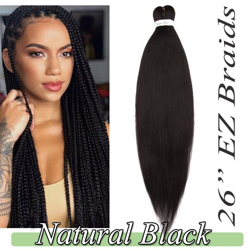 24 Long Jumbo Hair Extension Highlights Braiding Hair Plain Box Braid For  Human