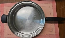 Vintage Lifetime T304 CC Stainless Steel 11" Skillet/ Frying Pan, No Lid