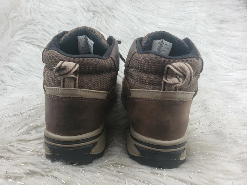 TIMBERLAND Botas Informales de Cuero Marrón Impermeables al Aire Libre Talla Niños 3.5 / 35.5 Foto 4 de 4