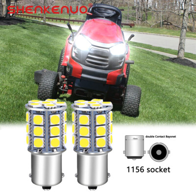 2 LED light bulbs for a Craftsman YS 4500 YT 3000 YT 4000 Z6000 garden tractor