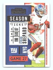 2020 Panini Contenders #37 Sterling Shepard