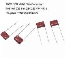 400V CBB Metal Film Capacitor 103 104 225 684 224 223 474 473J P 10/15/20/25mm
