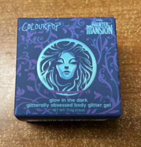 COLOURPOP Disney Haunted Mansion Madame Leota Glow in The Dark Glitter Gel NEW