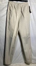 Vntg Sag Harbor Jean Co. 100 Cotton Pull-On Pants 1540KH Women's Natural 8