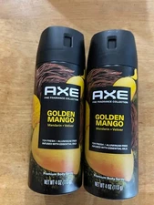 2 Axe Golden Mango Fine Fragrance Collection Premium Body Spray 4oz