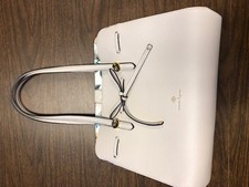 Nanette Lepore Bow Vegan Leather Purse Shoulder Bag Arabelle Pearl 28712163