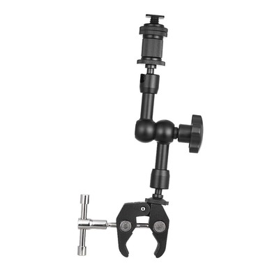 7inch Friction Arm  Clamp Mount Adjustable Articulating Arm Plier Clip M2F4