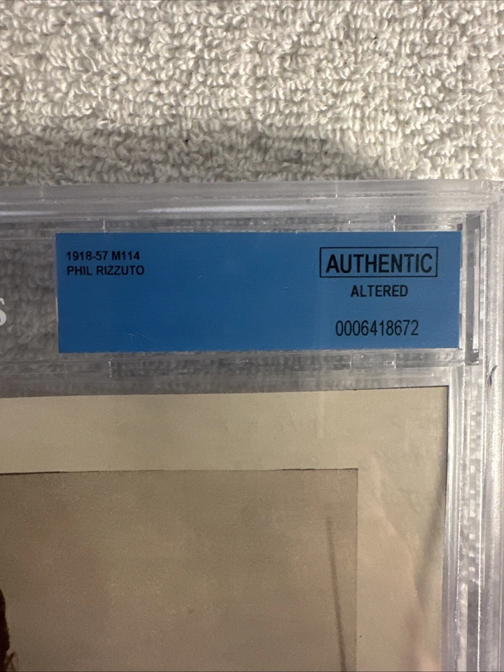 🔥New York Yankees🔥 Philip Rizzuto Picture 💎💎Beckett Authentic💎💎 - Image 3 of 3