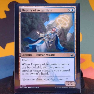 MTG Deputy Of Acquittals Unplayed Magic The Gathering Ravnica 2024 TCG Draft