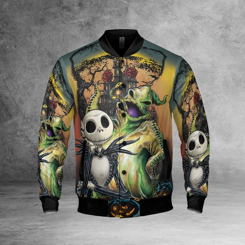 Oogie Boogie Vs Jack Skellington Nightmare Before Christmas Character Jacket