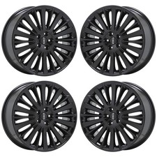 19" Lincoln MKZ Gloss Black wheels rims Factory OEM set 3955 EXCHANGE
