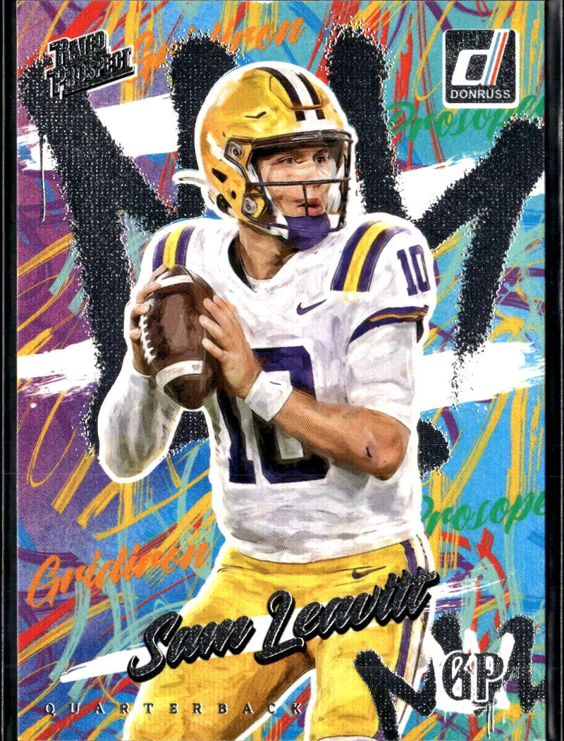 Sam Leavitt 2026 Donruss Gridiron Prospects Rookie RC LSU Tigers