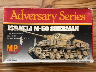 RAR. MP MODELS 1:35 ISRAELI M-50 SHERMAN MODEL KIT #10101 ADVERSARY SERIES