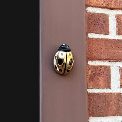 Ladybug Doorbell Ringer by Michael Healy - Bronze Finish