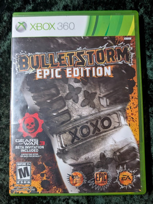 Bulletstorm - Epic Edition (Microsoft Xbox 360, 2011) Complete and Tested