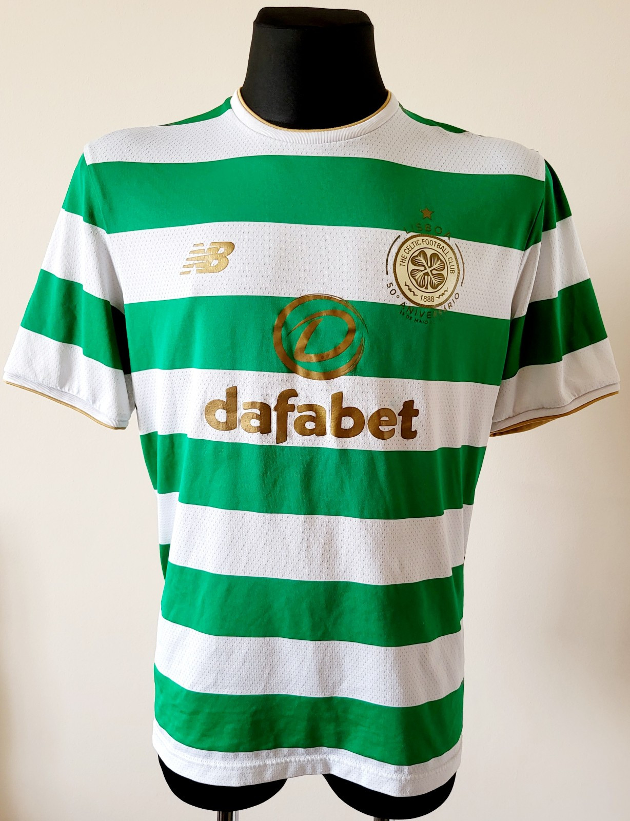 Celtic 2017 - 2018 Home football new balance shirt size Extra Large