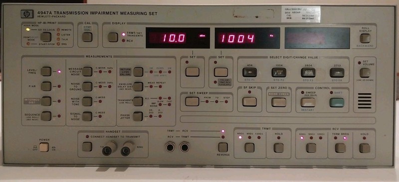 HP 4947A Transmission Impairment Measuring Set