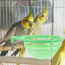 4pcs Plastic Bird Rest Nest Hollow-out Nest Parrot Hanging Nest Pet Supplies