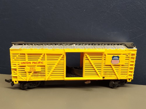 Bachmann HO Union Pacific OSL 47736 Action Unloading Stock Car Oldtimer Zug - Bild 3 von 6