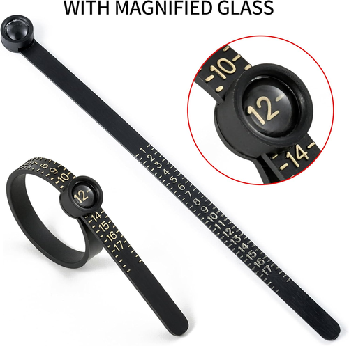 Ring Sizer Measuring Tool Kit, 27 PCS Stainless Steel Measuring Ring Tool, US Ri - Picture 4 of 6