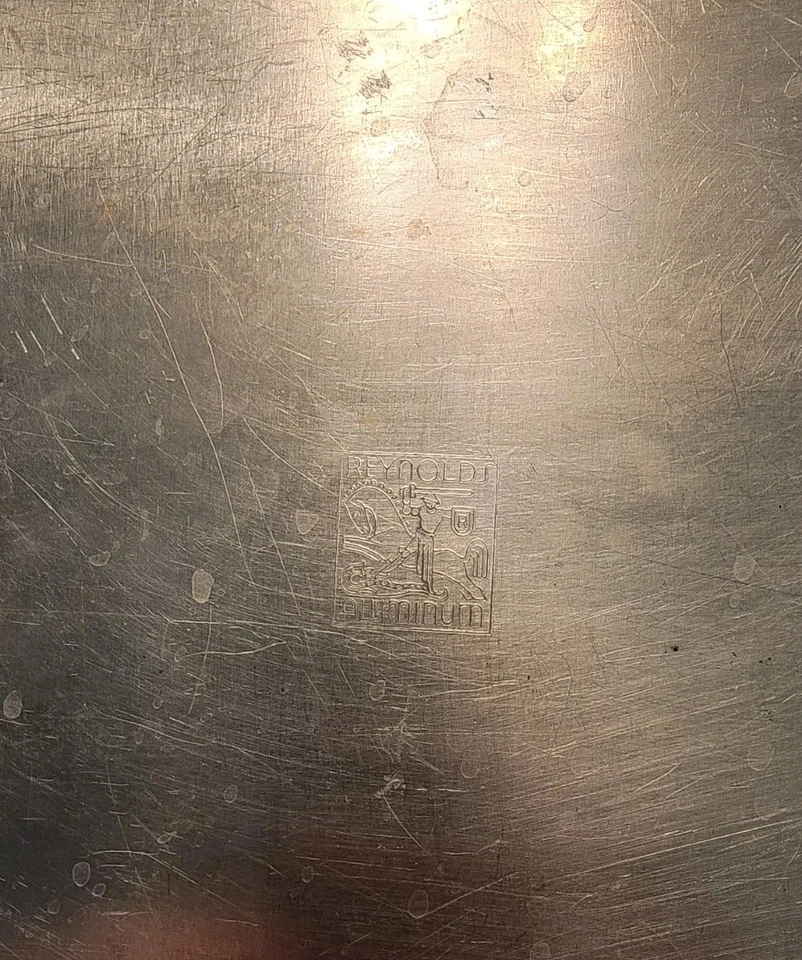 Vtg RARE Reynolds Aluminum Baking Sheet 16 X 14 With Side Lip Handles - Image 2 of 3