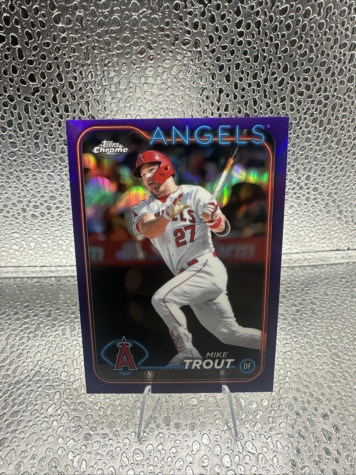 2024 Topps Chrome - Mike Trout #200 Purple Refractor /250