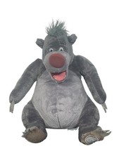 Disney Store BALOO Bear The Jungle Book Plush Stuffed Animal Figure 12" Grey