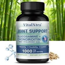 5-in-1 Joint Support Supplement with Glucosamine, Chondroitin, 30/60/120 Caps