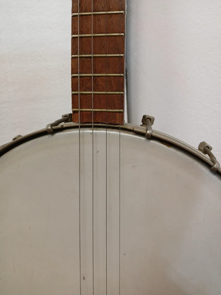 1960's KAY 4 String Banjo with Open Back  Vintage Authentic - Image 3 of 4