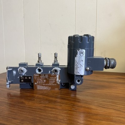 FISHER 3622 PNEUMATIC VALVE CONVERTER ELECTROMAGNETIC CONTROLLER  PUMP PLUMBING