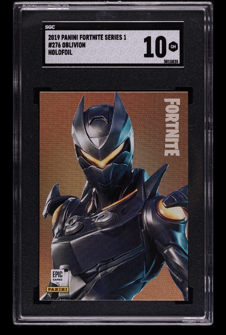 2019 Panini Fortnite #276 Oblivion Holofoil SGC10