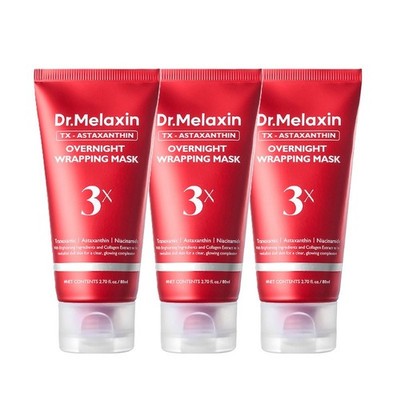 Dr.Melaxin  Dark Spot Care TX Astaxanthin Overnight Wrapping Mask 80ml x 3ea