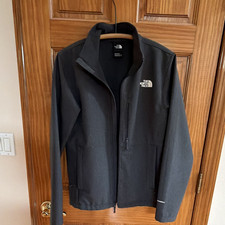 The North Face Mens Black Softshell Full-Zip ...