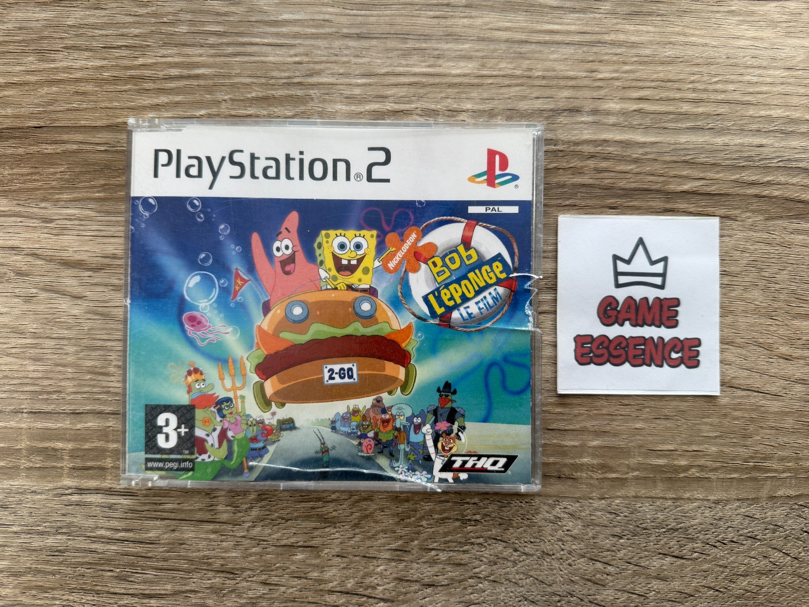 Bob L'Eponge le Film PS2 Promo Disc Press Kit PAL FR PlayStation Not for Resale