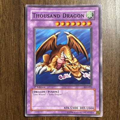 Yu Gi Oh! Thousand Dragon SDJ 023 SDJ 1st Edition Regular LP-MP
