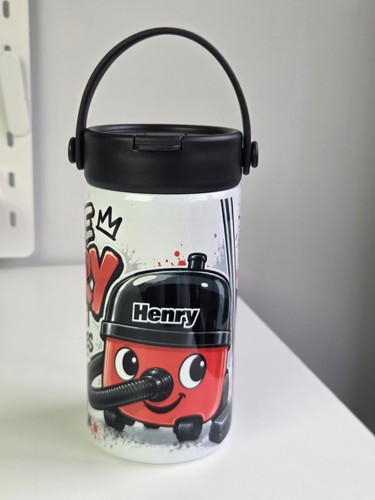 Henry Hoover Kids Water Bottle 20oz 600ml Insulated Henry Fan School Bottle