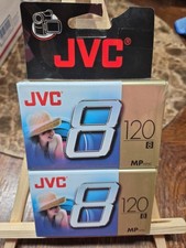 JVC P-6120JDU2 8MM Video Tape 2-Pk  Discontinued by Manufacturer Sealed
