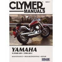 Yamaha V-Star 650 (1998-2011) Repair Manual Clymer