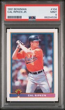 1991 BOWMAN #104 CAL RIPKEN JR. PSA 9