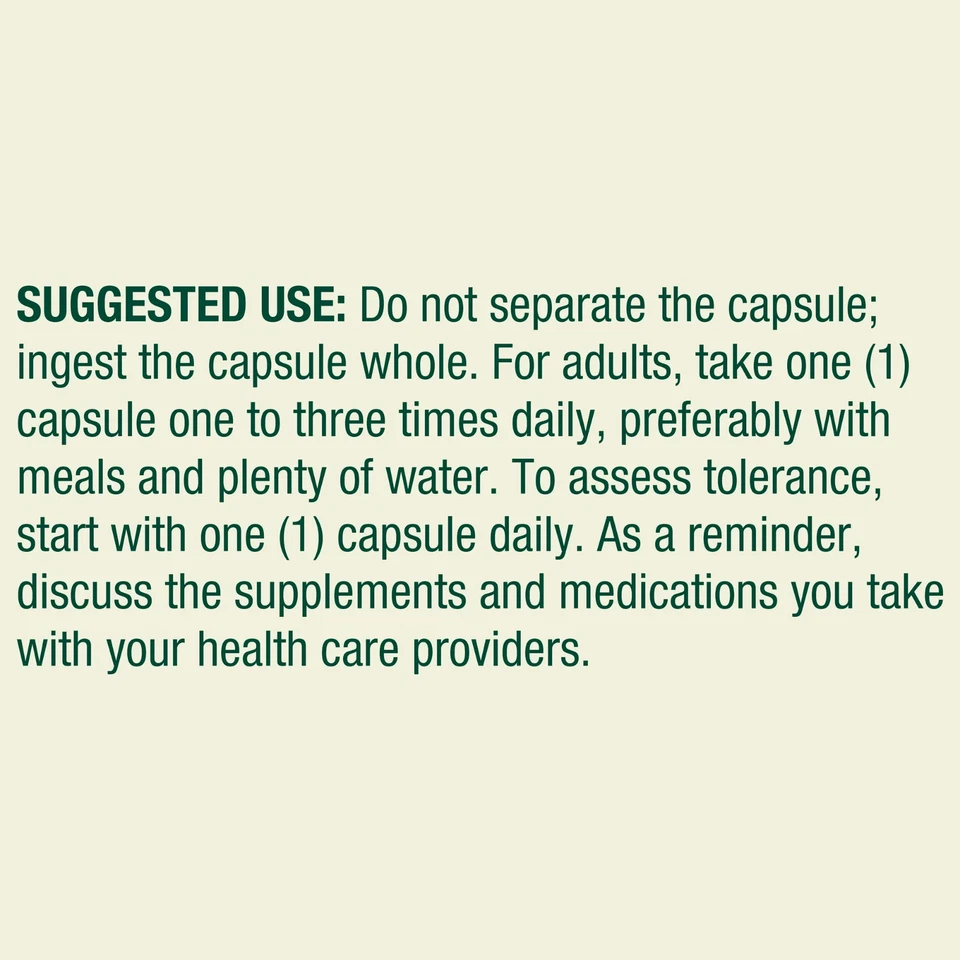 Spring Valley Apple Cider Vinegar Dietary Supplement Capsules, 450 mg, 100 Count - Image 3 of 3