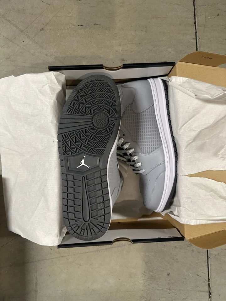 Talla US 13/UK 12 - Suelas Air Jordan Prime 5 Wolf Gris y Blanco Foto 4 de 4