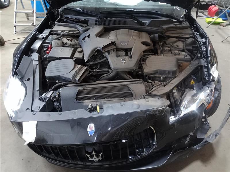 Maserati Quattroporte GTS 2015 Front Left Side mirror Black