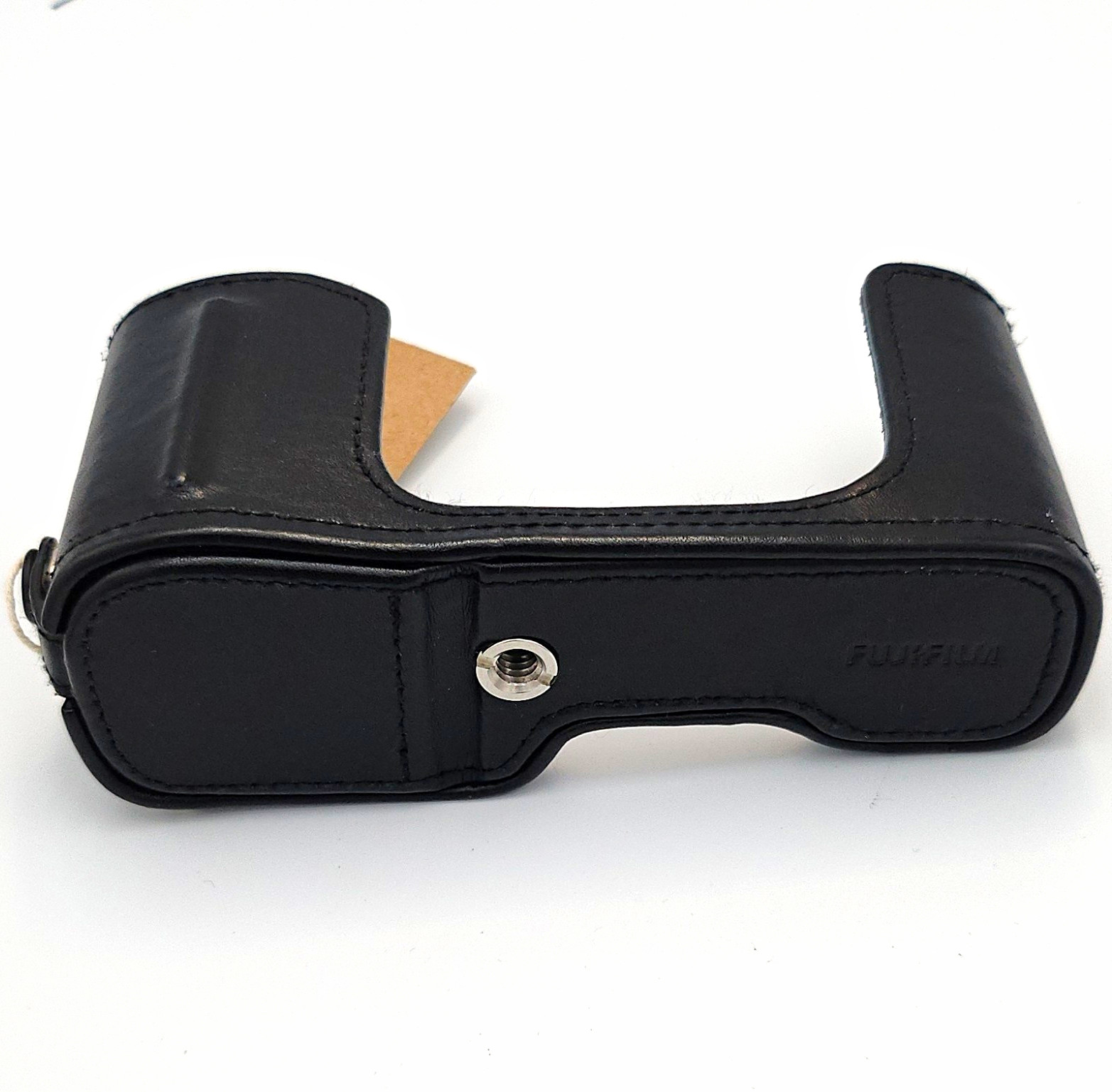Fujifilm Leather Half Case for Camera Black Colour Tripod Socket Screw