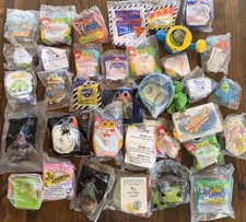 Vintage Fast Food Toy Lot McDonald s BK Wendy s Disney Happy Meal Sealed Mixed