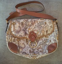 Borsa a tracolla Piero Guidi Magic Circus in pelle marrone IMPERFEZIONI** LEGGI