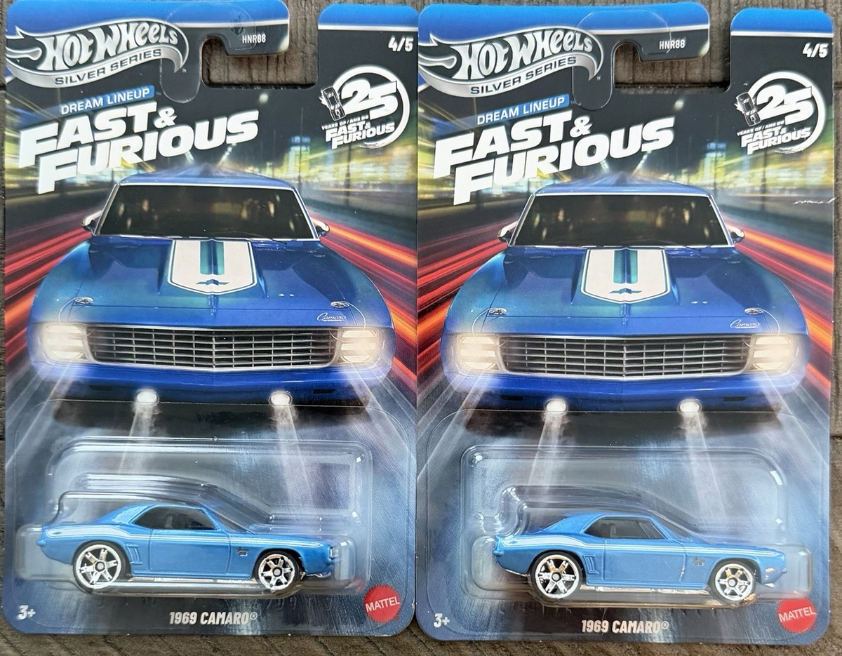 Hot Wheels Silver Series Dream Lineup Fast & Furious 1969 Camaro