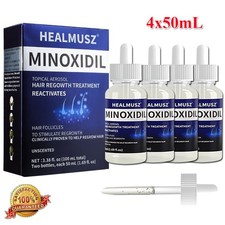 4 Pack Minoxidil 5 Extra Strength Men Hair Regrowth Treatment 4 Month Supply