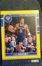 2024-25 Panini Donruss OG Anunoby #185 Yellow Press Proof